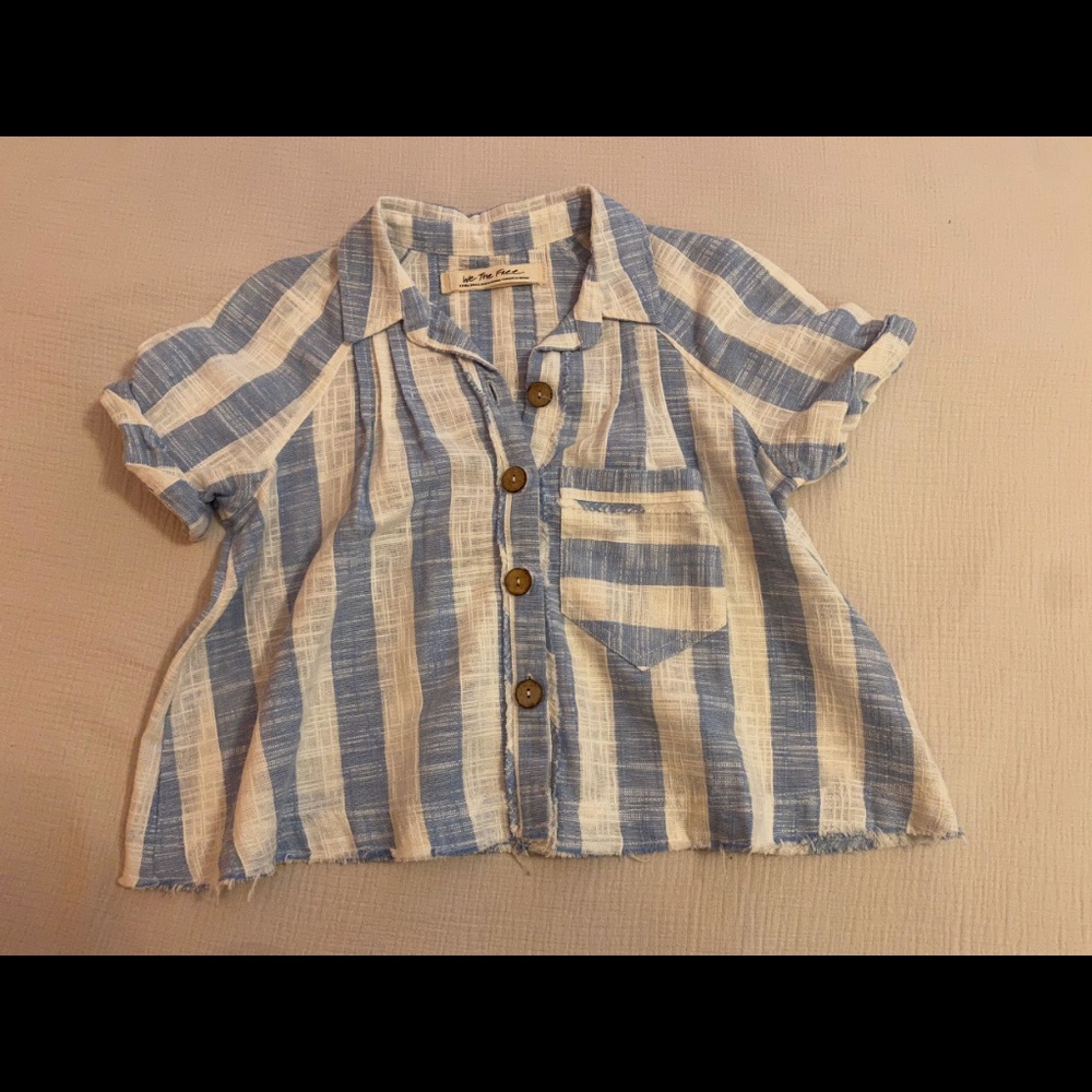 free people linen top